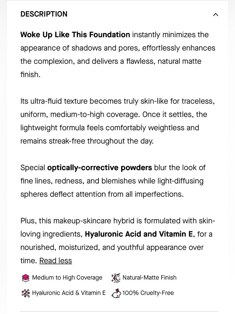 IL MAKIAGE Woke Up Like This Foundation Shade 40 - Picture 6 of 8
